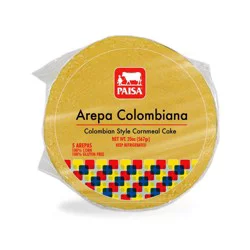 Paisa Colombiana Yellow Arepas