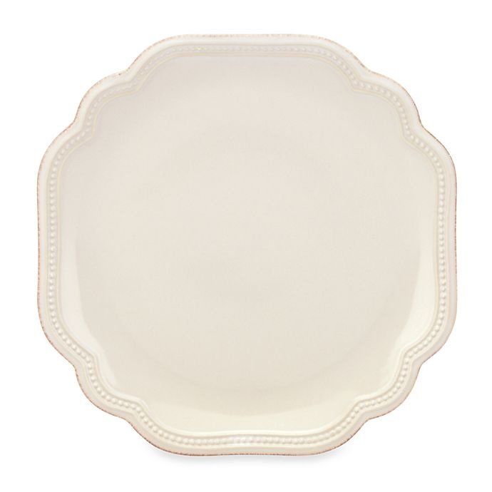 slide 1 of 1, Lenox French Perle Bead Accent Plate - White, 1 ct