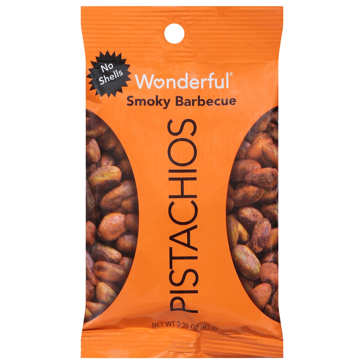 slide 1 of 1, Wonderful No Shells Smoky Barbecue Pistachios 2.25 oz, 2.25 oz