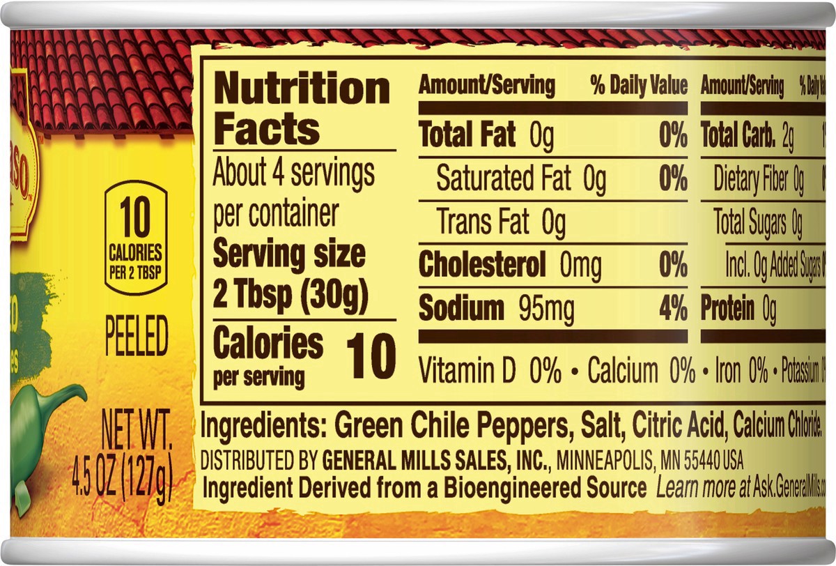 slide 2 of 8, Old El Paso Mild Chopped Green Chiles, 1 ct., 4.5 oz., 4 oz