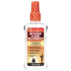 Betadine Clear Maximum Strength First Aid Spray 6 fl oz