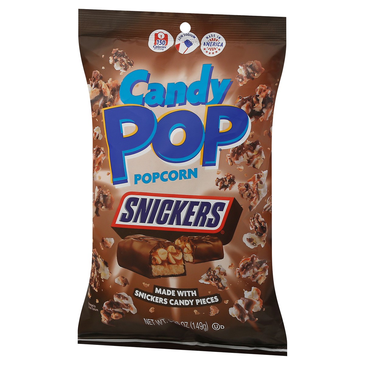 slide 3 of 9, Candy Pop Snickers Popcorn 5.25 oz, 5.25 oz