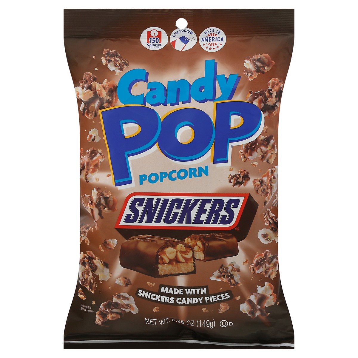 slide 1 of 9, Candy Pop Snickers Popcorn 5.25 oz, 5.25 oz