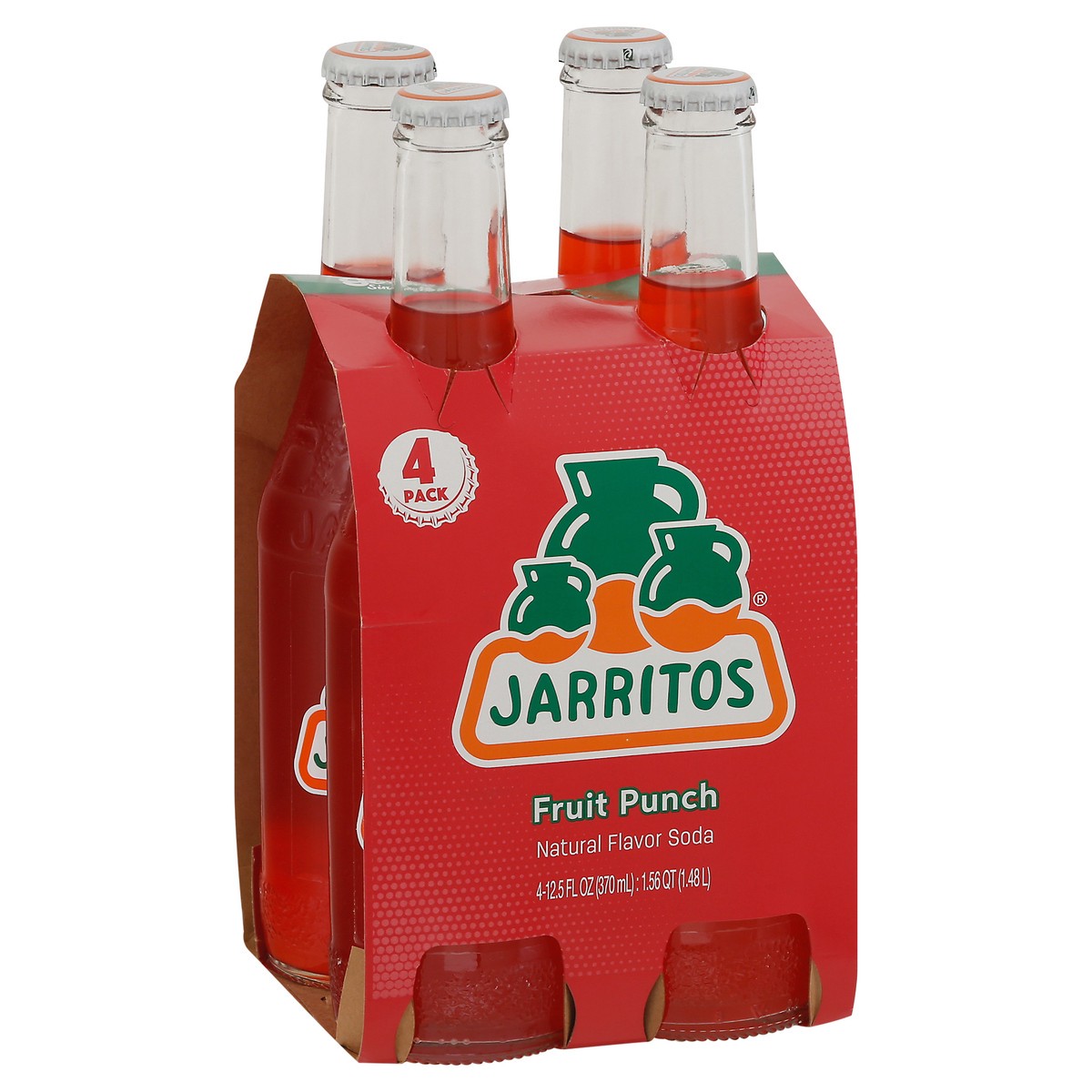 slide 7 of 9, Jarritos Fruit Punch Flav Soda, 4 ct