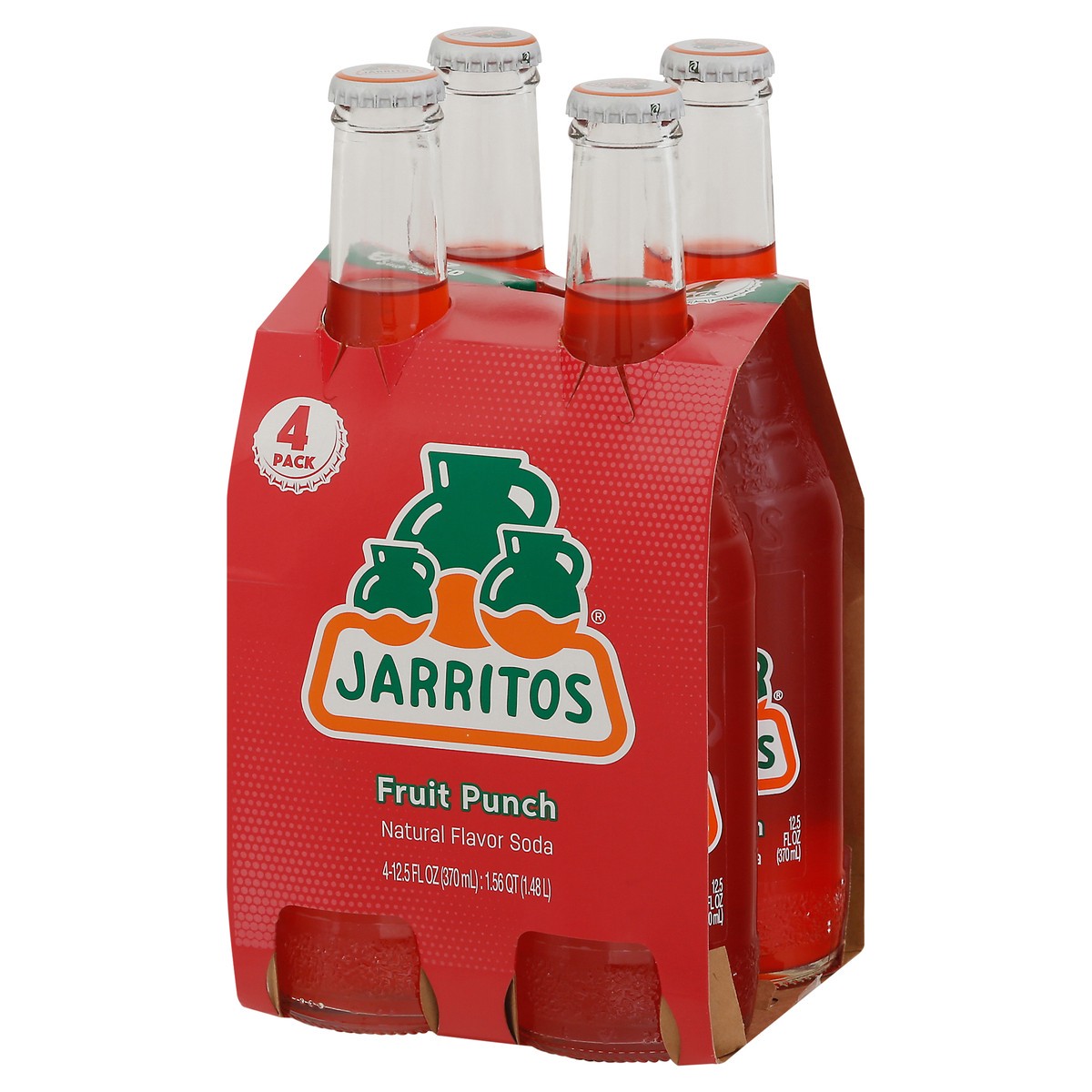 slide 6 of 9, Jarritos Fruit Punch Flav Soda, 4 ct