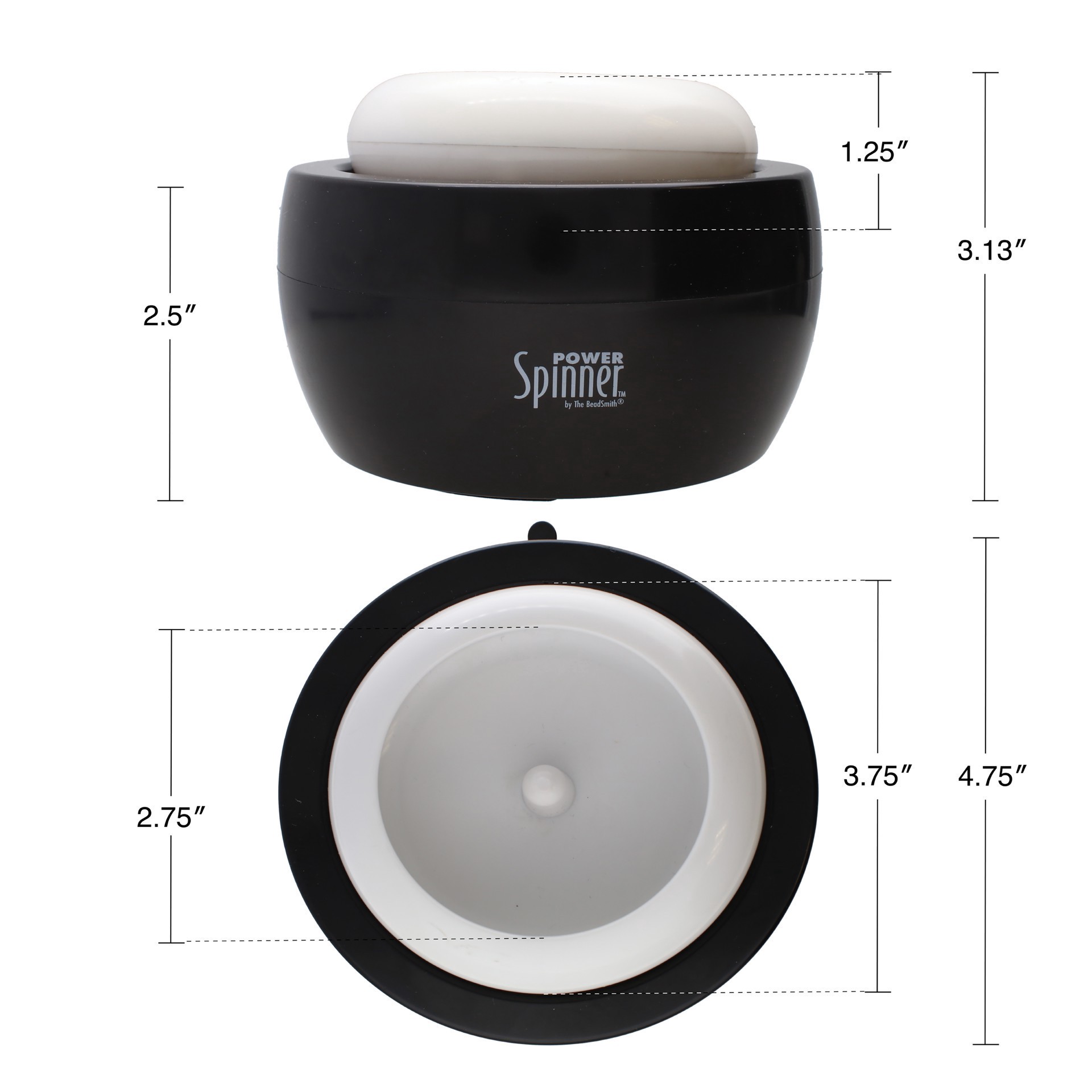 slide 2 of 6, The Beadsmith Basic Elements Automatic Bead Spinner, 4.75 in x 2.5 in