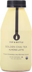 Pop & Bottle Golden Chai Tea Almond Latte 11 fl oz
