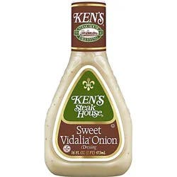 Kens Steak House Dressing Sweet Vidalia Onion - 16 Fl. Oz.