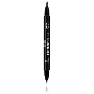 slide 1 of 1, Milani Eye Tech Define Brow & Eyeliner Felt Tip Pen, Dark Brown / Black, 0.04 oz