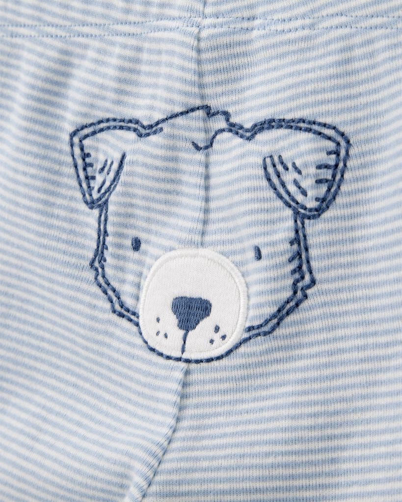 slide 2 of 4, Carter's Carters Baby 3-Piece Bear Little Character Set® - Blue Blue/Ivory 18M, 3 pc