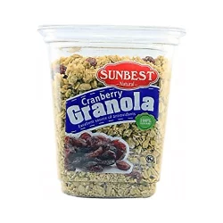 Sunbest Natural Granola Cranberries