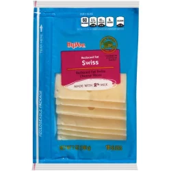 Hy-vee Swiss Reduced Fat Cheese Slices