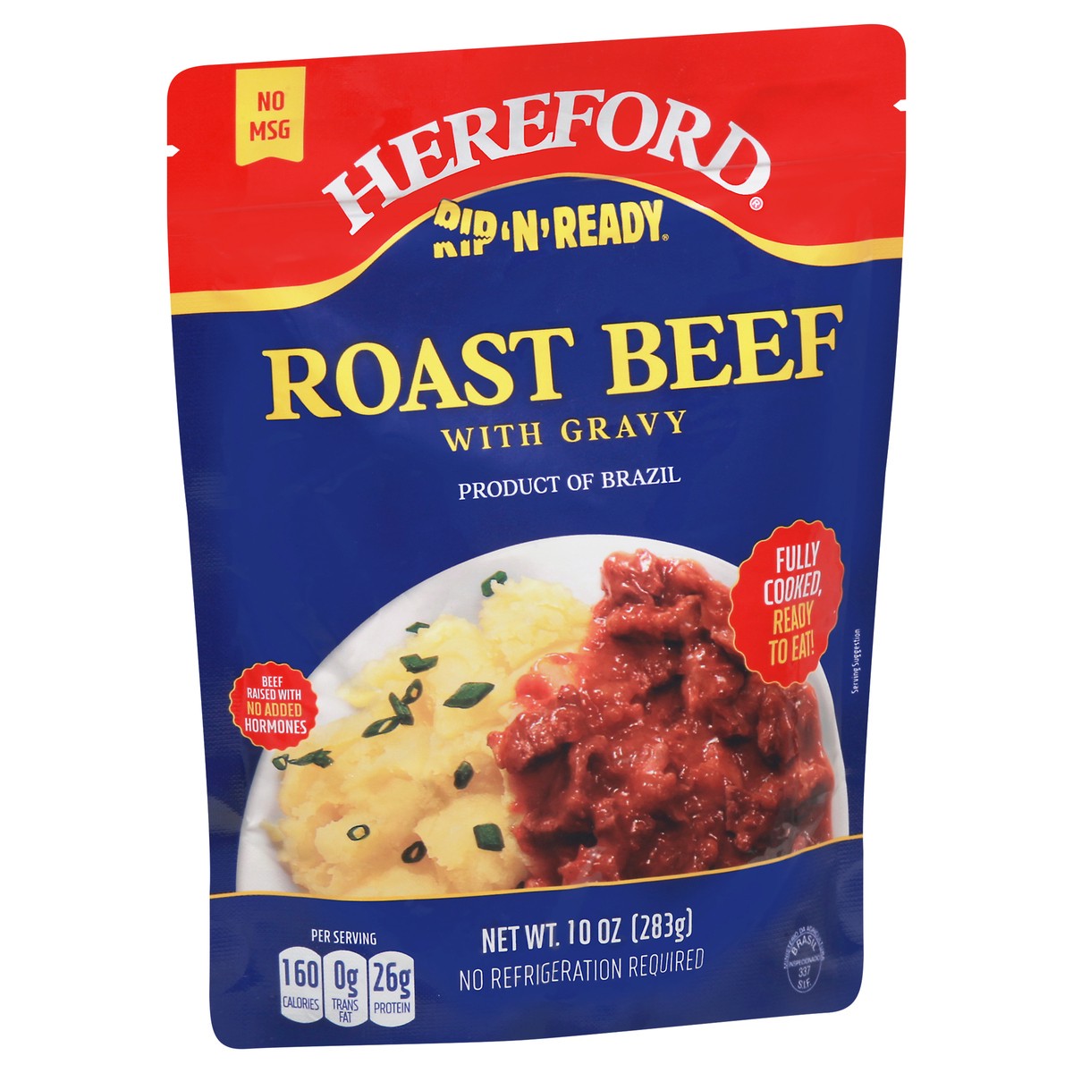 slide 4 of 14, Hereford Rip 'n' Ready Roast Beef with Gravy 10 oz, 10 oz