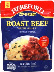 Hereford Rip 'n' Ready Roast Beef with Gravy 10 oz