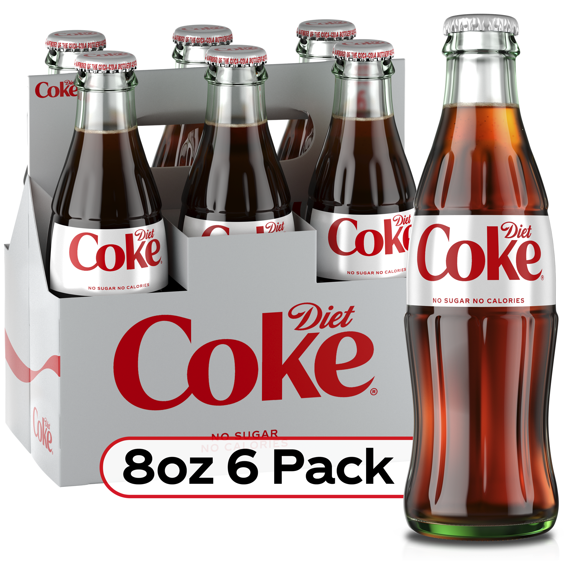 slide 1 of 6, Coca-Cola Diet Coke, 6 ct; 8 fl oz