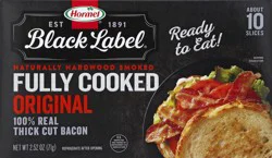 HORMEL BLACK LABEL Thick Cut Fully Cooked Bacon