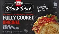 HORMEL BLACK LABEL Thick Cut Fully Cooked Bacon