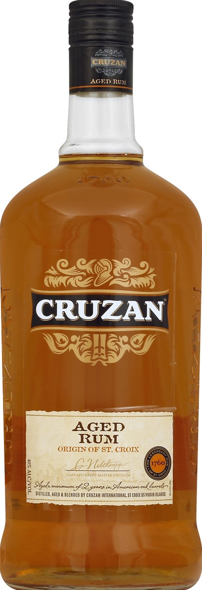 slide 2 of 2, Cruzan Aged Dark Rum 1.75 L, 1.75 liter