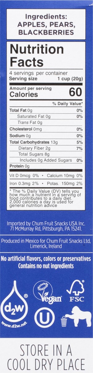 slide 7 of 11, Chum Berry Fruit Bites 4 - 0.7 oz Packs, 4 ct