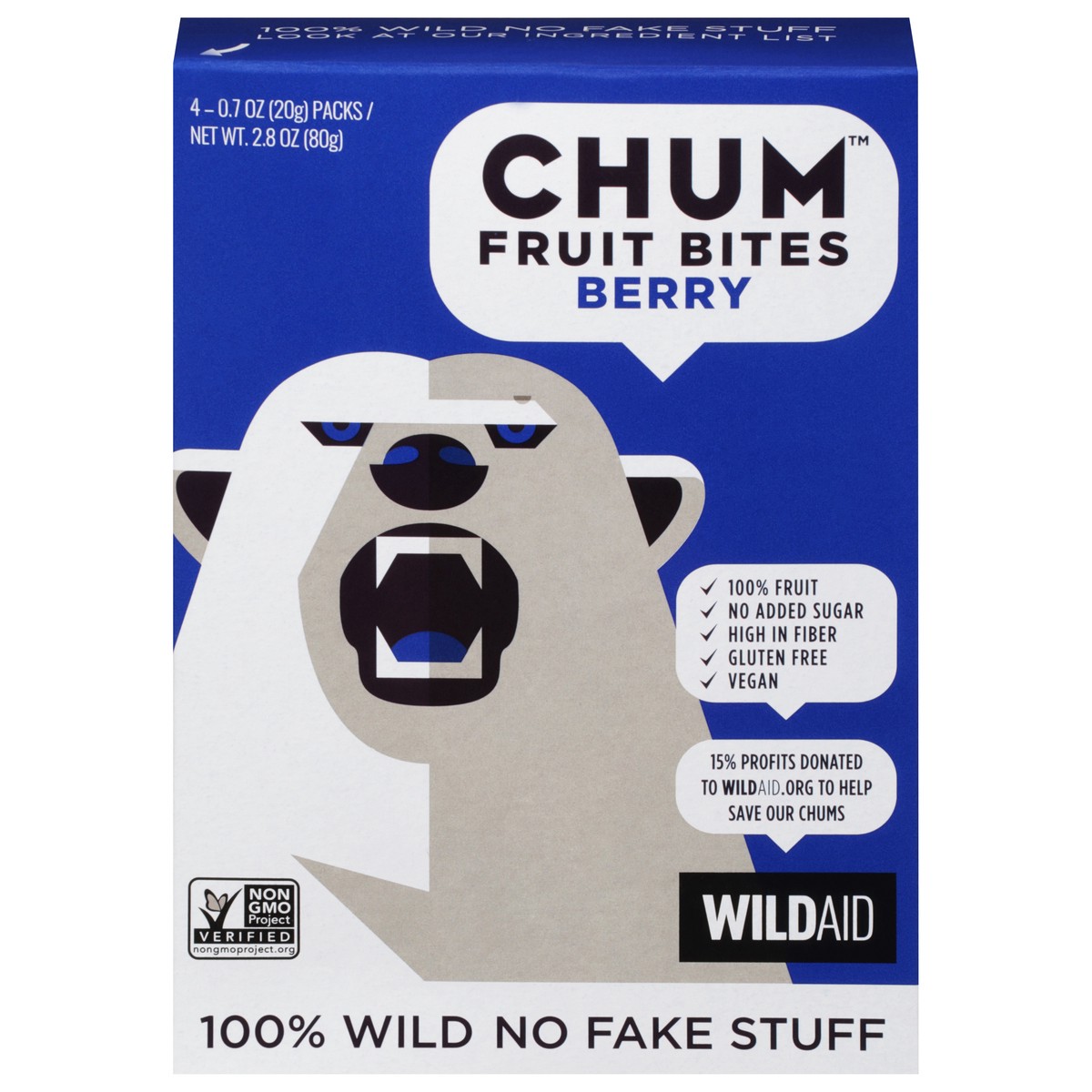 slide 11 of 11, Chum Berry Fruit Bites 4 - 0.7 oz Packs, 4 ct
