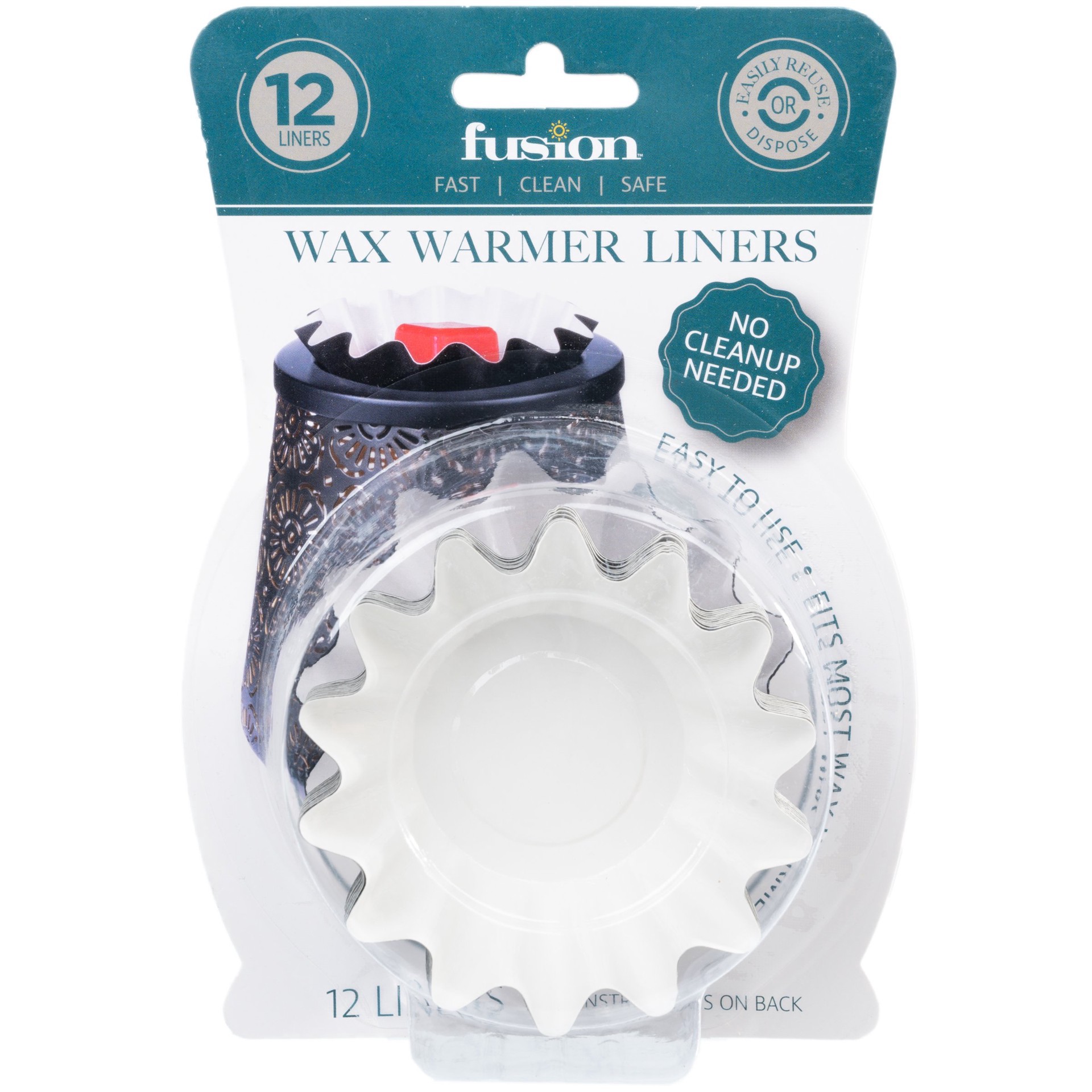 slide 1 of 1, Fusion Wax Warmer Liners, 12 ct