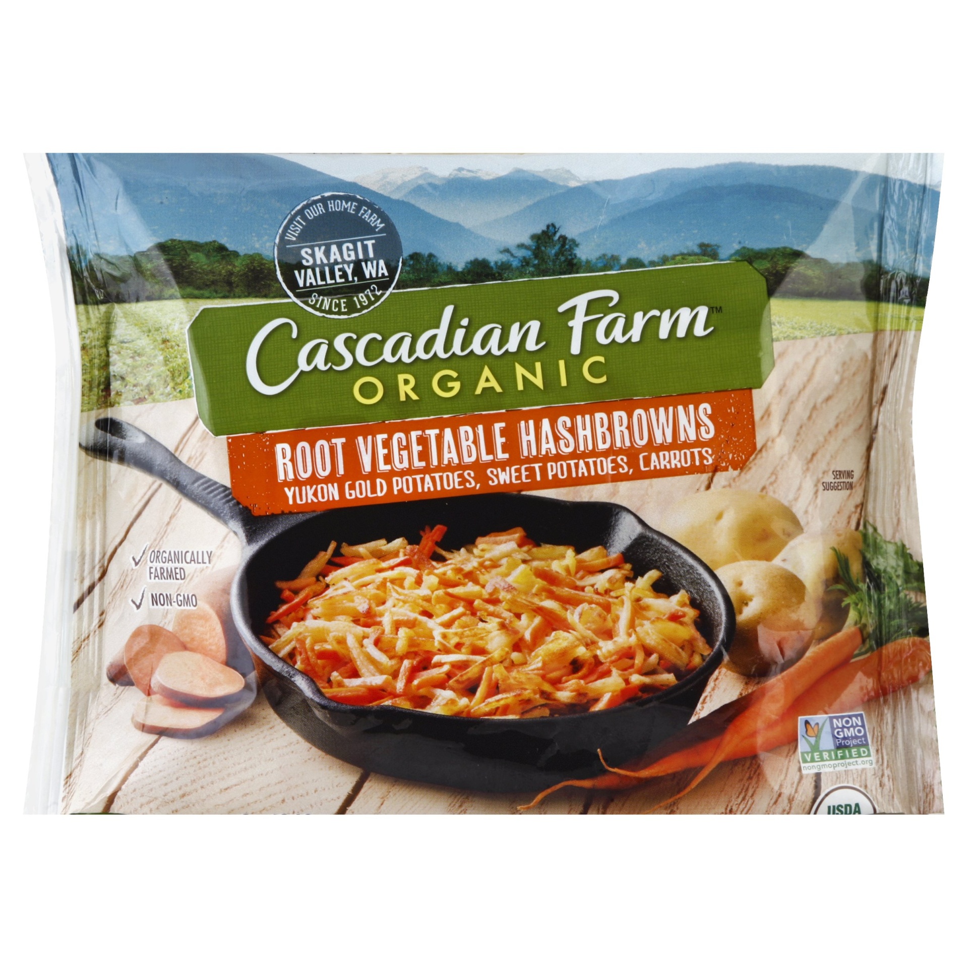 slide 1 of 1, Cascadian Farm Organic Premium Hash Browns, 16 oz