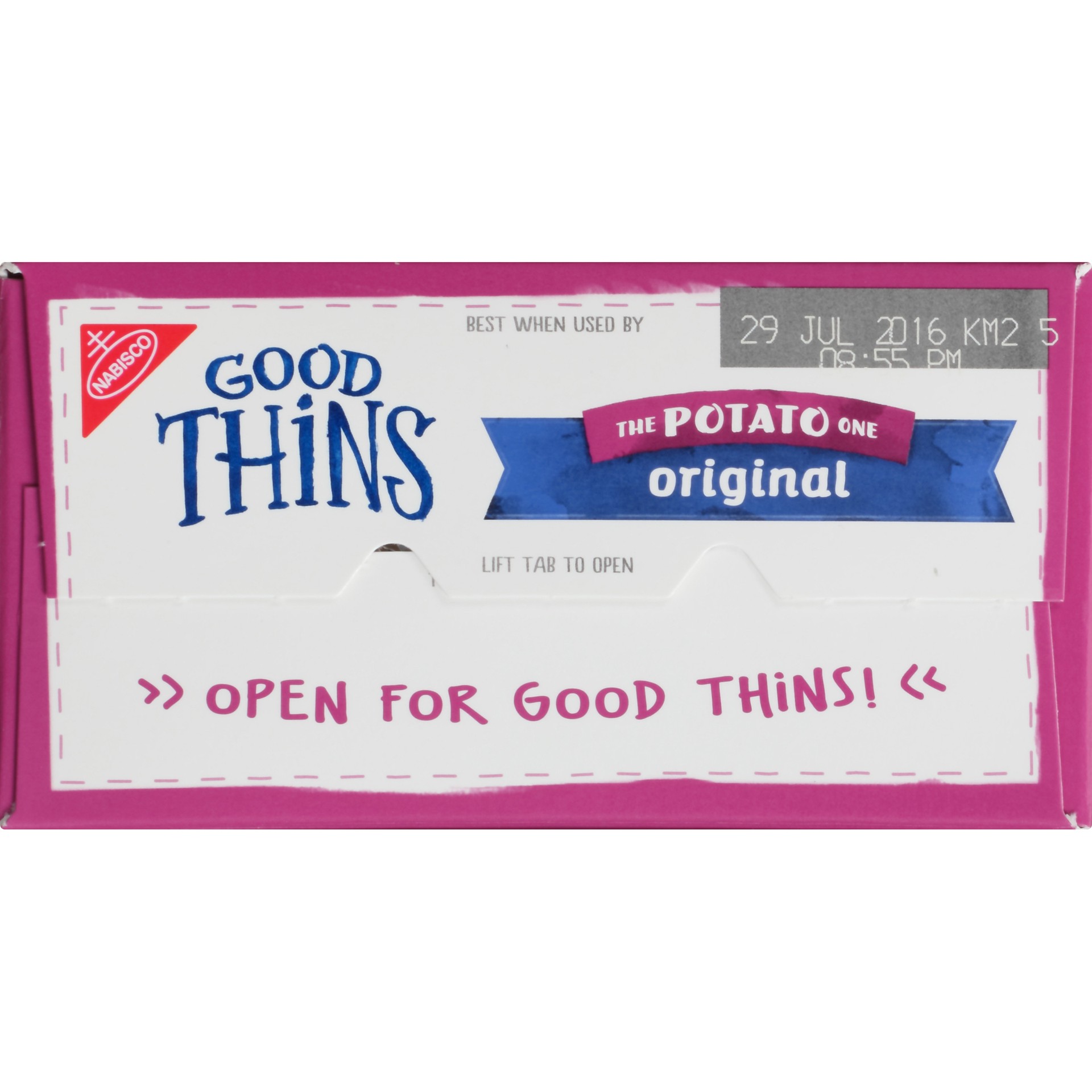 slide 2 of 5, GOOD THiNS: The Potato One Original Crackers, 1 box(3.75 oz), 0.34 lb