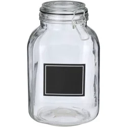our goods Glass Jar with Chalk Label