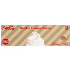 Coca-Cola Holiday Creamy Vanilla Fridge Pack Cans, 12 fl oz, 12 Pack