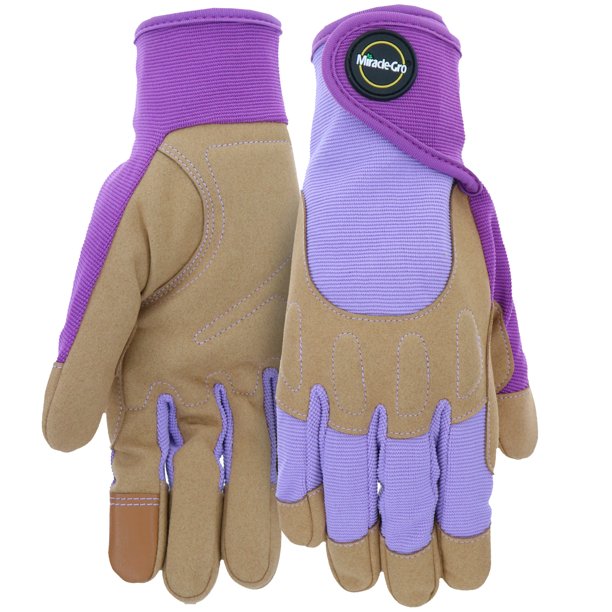 slide 1 of 1, Miracle-Gro Hook And Loop Wrist Glove With Padded Palm Xs/s, 1 ct
