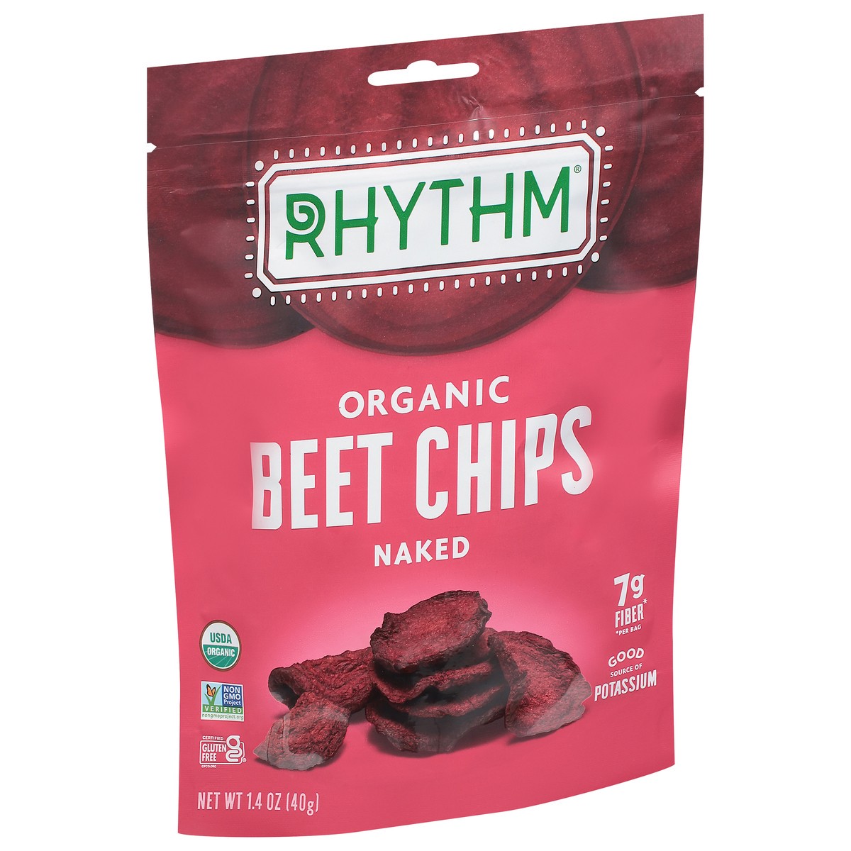 slide 6 of 9, Rhythm Organic Naked Beet Chips 1.4 oz, 1.4 oz