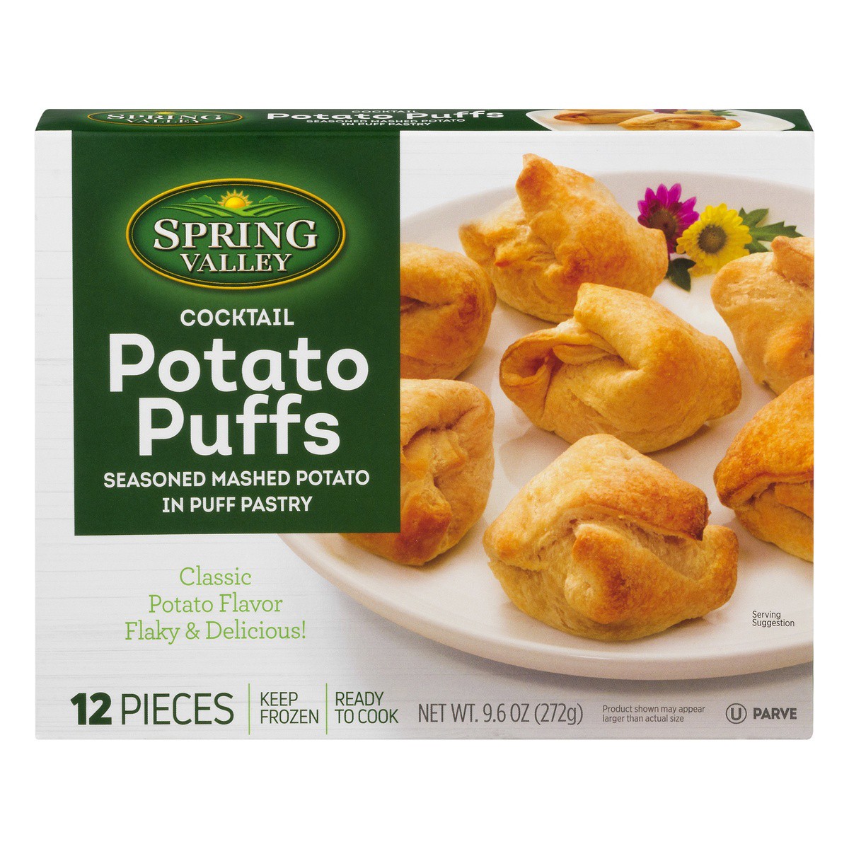 slide 1 of 13, Spring Valley Cocktail Potato Puffs 12 ea, 12 ct