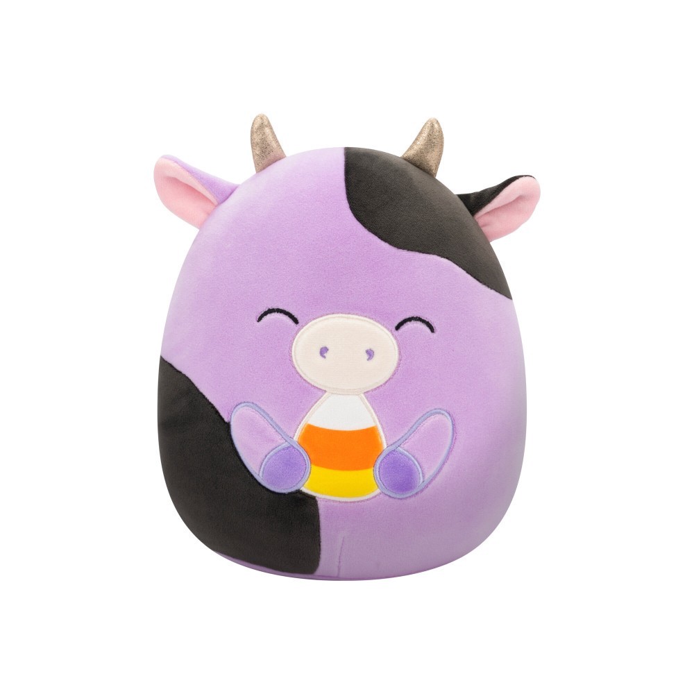 slide 1 of 1, Squishmallows Purple Cow Holding Candy Corn - 8 in, 8 in