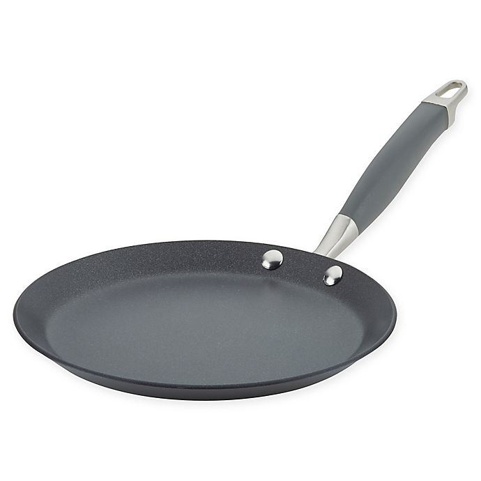 slide 1 of 1, Anolon Advanced Home Nonstick Hard-Anodized Aluminum Crepe Pan - Moonstone, 9.5 in