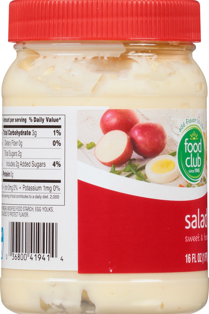 slide 7 of 10, Food Club Salad Dressing, 16 oz