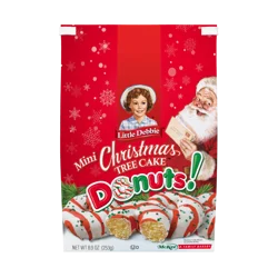 Little Debbie Christmas Tree Cake Bagged Mini Donuts
