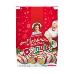Little Debbie Christmas Tree Cake Bagged Mini Donuts