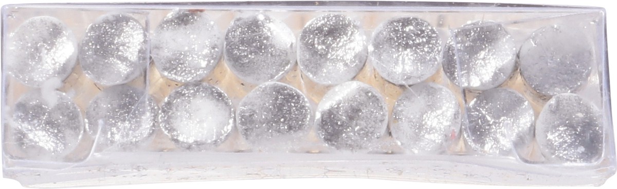 slide 3 of 12, Caspari Slim White/Silver Birthday Candles 16 ea, 16 ct