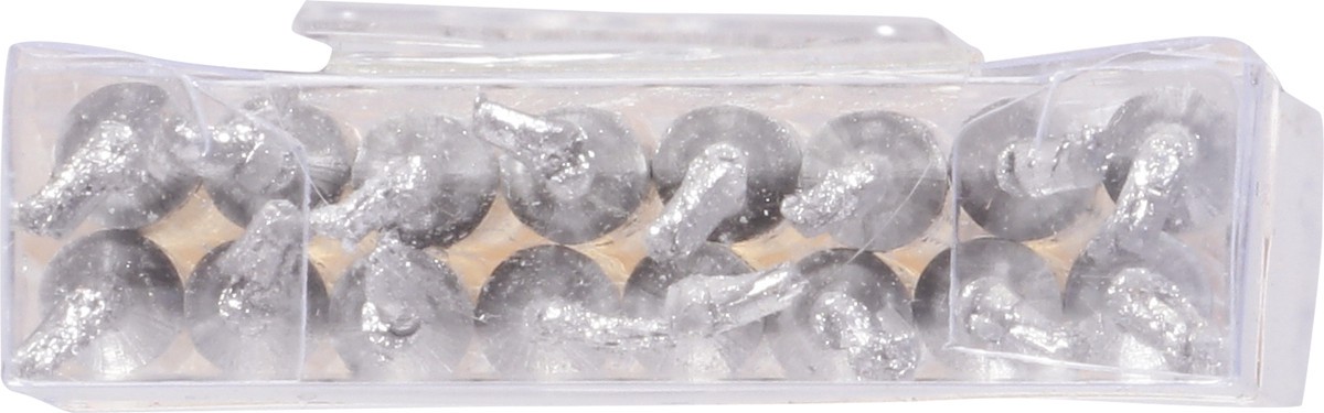 slide 11 of 12, Caspari Slim White/Silver Birthday Candles 16 ea, 16 ct