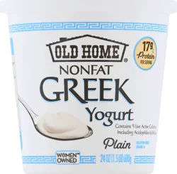 Old Home Non Fat Plain Greek Yogurt