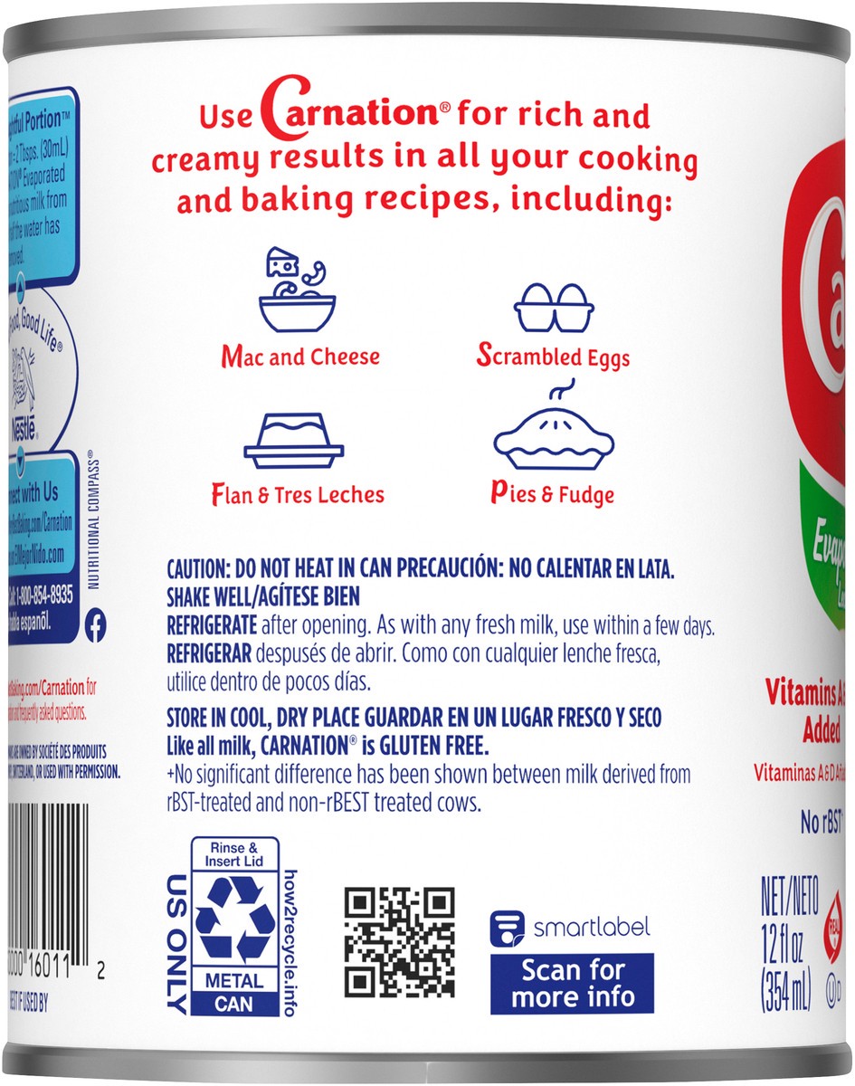 slide 2 of 7, Nestlé Fat Free Evaporated Milk 12 fl. oz. Can, 12 fl oz