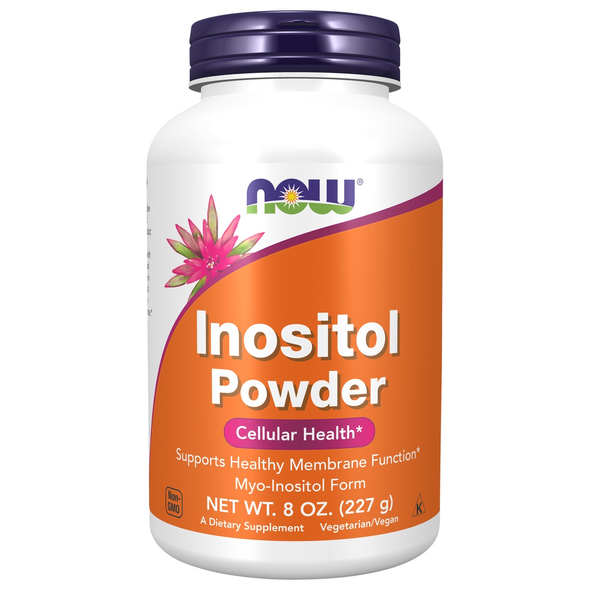 slide 1 of 4, NOW Inositol Powder Vegetarian - 8 oz., 1 ct