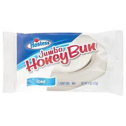 HOSTESS Jumbo Iced Honey Bun, Single Serve, 4.75 oz