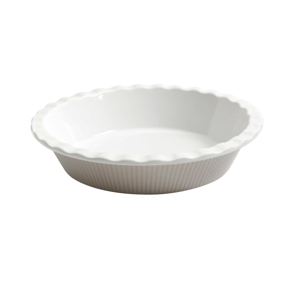 slide 1 of 1, Martha Stewart Ephemra Ceramic Pie Plate - Warm Gray, 10 in