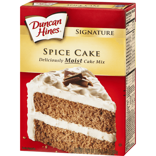 slide 3 of 9, Duncan Hines Premium Spice Cake Cake Mix, 16.5 oz