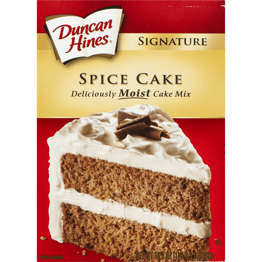 slide 4 of 9, Duncan Hines Premium Spice Cake Cake Mix, 16.5 oz