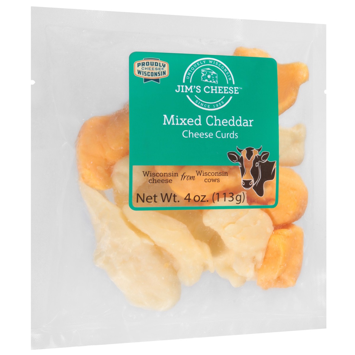 slide 7 of 9, Jim's Cheese Mixed Cheddar Cheese Curds 4 oz, 4 oz