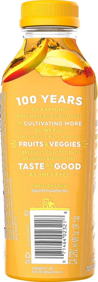 slide 5 of 5, Bolthouse Farms Golden Goodness Fruit & Vegetable Juice Smoothie 15.2 fl oz, 15.2 fl oz