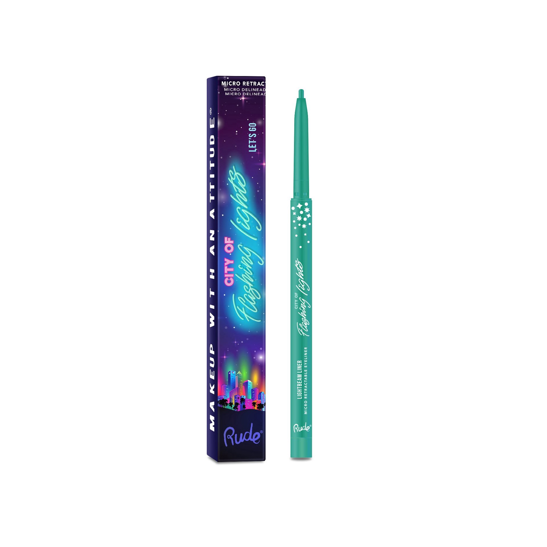 slide 1 of 1, Rude Cosmetics Eyeliner City Of Flashing Lights - Let's Go, 1 ct