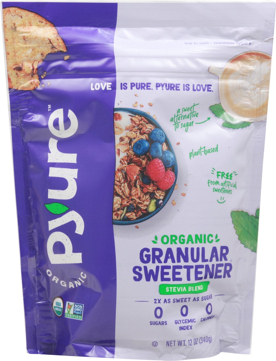 slide 11 of 14, Pyure Organic Stevia Blend Granular Sweetener 12 oz, 12 oz